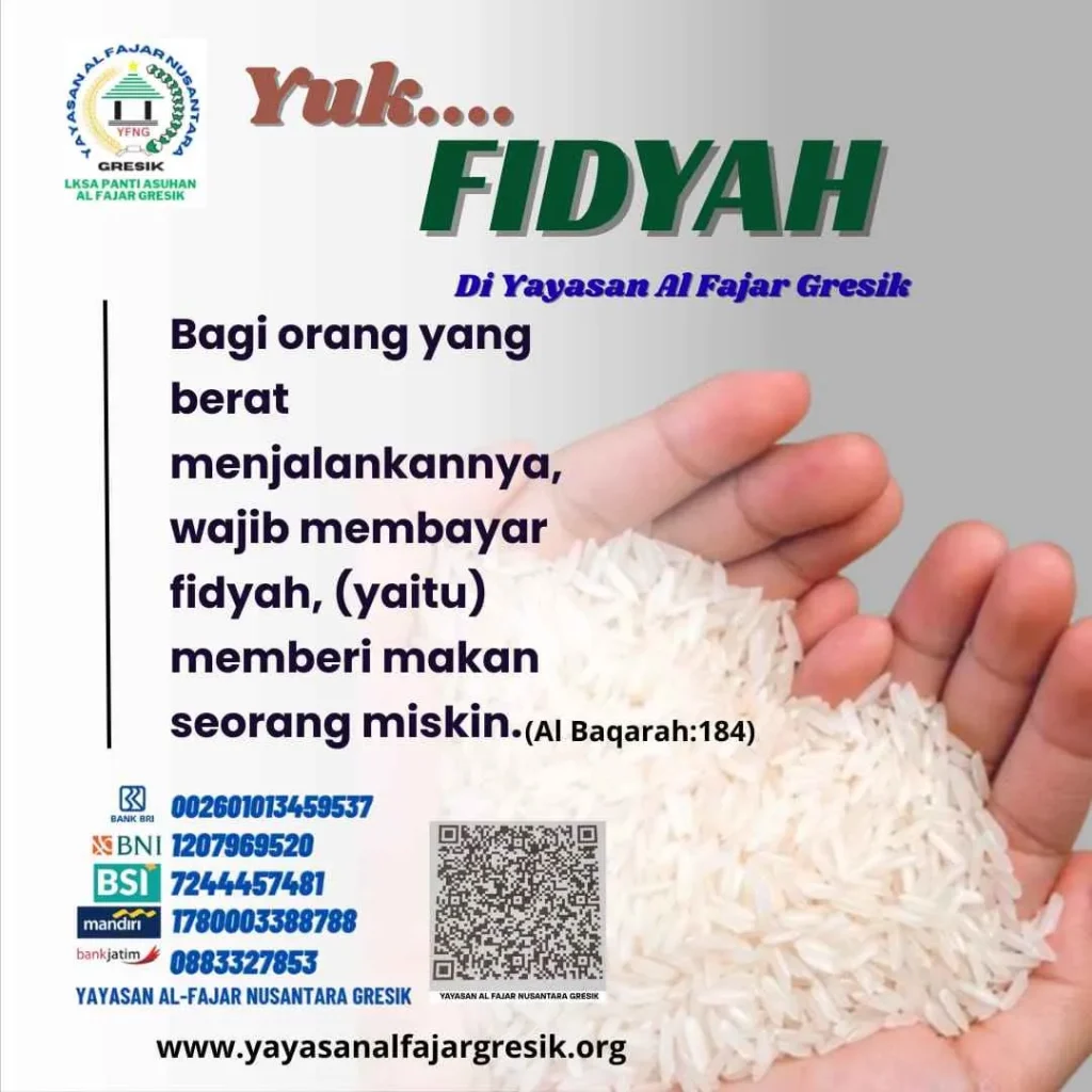 Tunaikan Fidyah dengan Mudah dan Tepat Sasaran di Yayasan Al Fajar Gresik