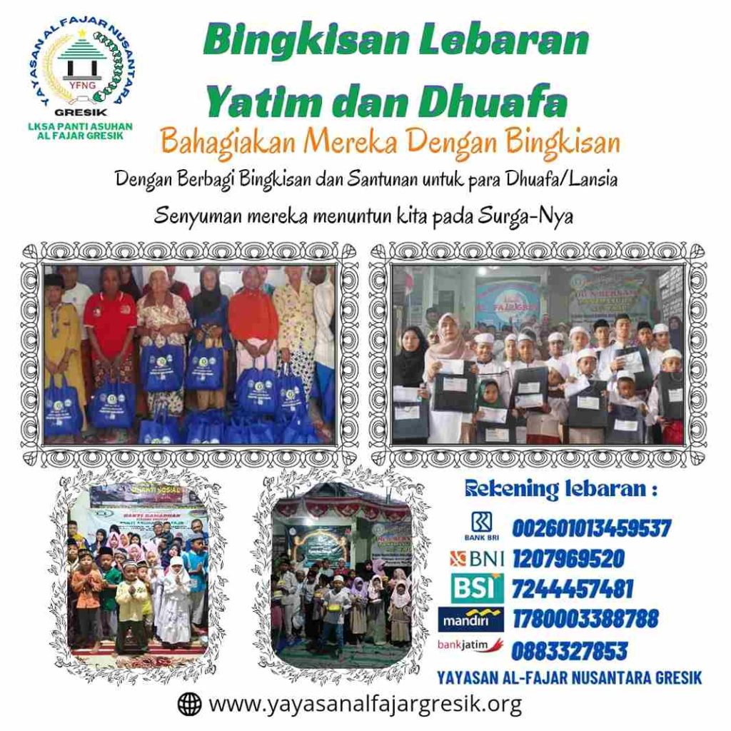 Berbagi Bingkisan Lebaran Yatim Dhuafa Raih Berkah Ramadhan