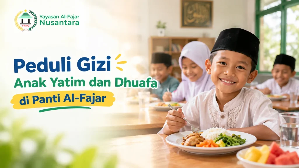 Peduli Gizi Anak Yatim dan Dhuafa di Panti Al-Fajar