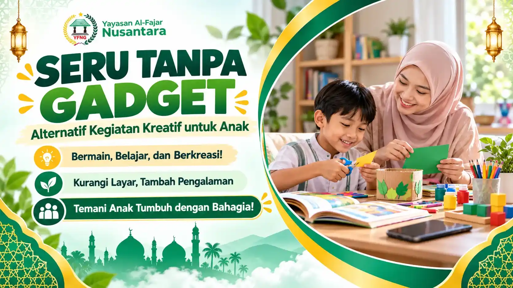 kegiatan anak tanpa gadget